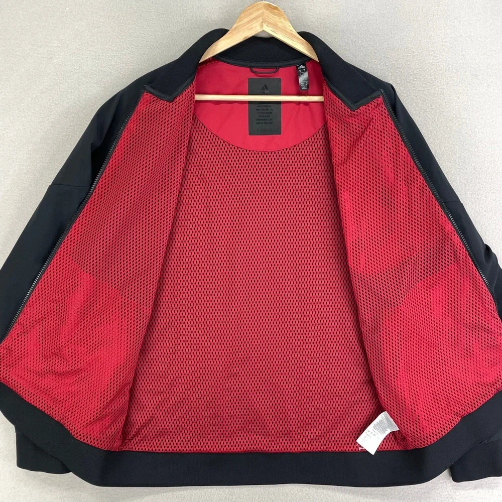 adidas ZNE Bomber‎ Jacket Mens Medium Black Performance Tech Water Repellant